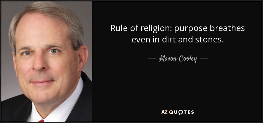 Equal time for dirt religion